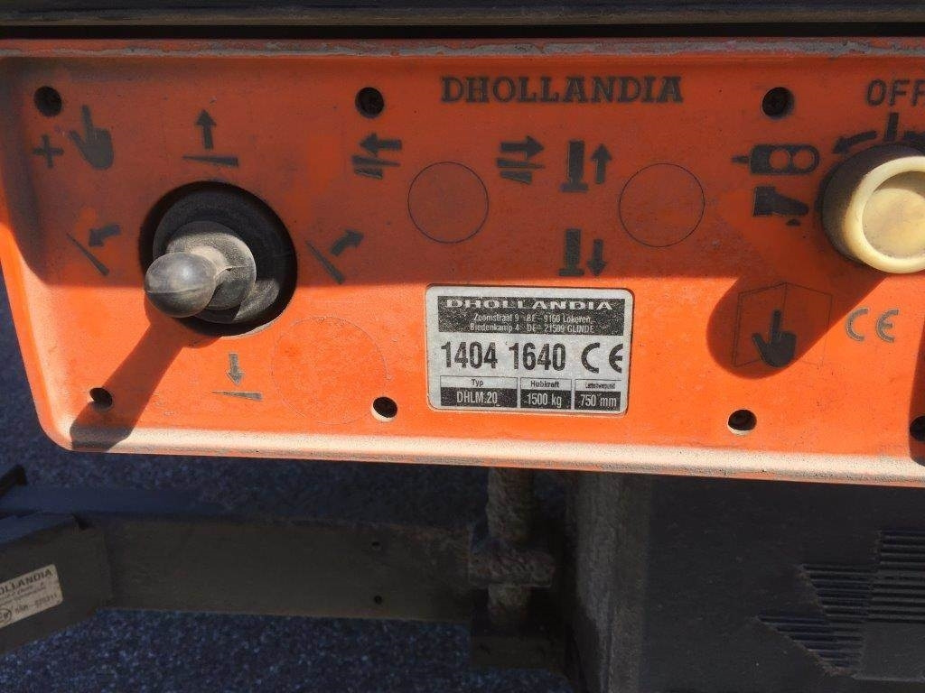 Dhollandia 1500 kg DHLM 20 lift excl. liftplade - Zvedací plošina: obrázek 2 Dhollandia 1500 kg DHLM 20 lift excl. liftplade - Zvedací plošina: obrázek 2
