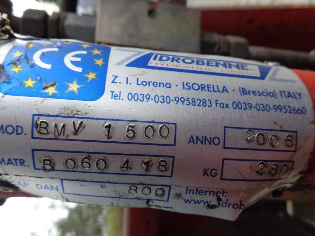 Idrobenne BMV 1500 grab  - Lžícový drapák: obrázek 3 Idrobenne BMV 1500 grab  - Lžícový drapák: obrázek 3