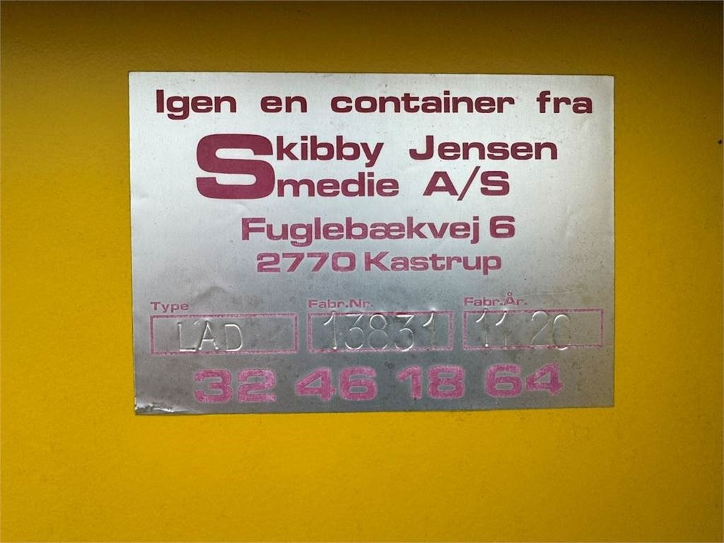 Valníková nástavba Skibby Jensen Smedie 6000 mm + Holdere til stillad: obrázek 14
