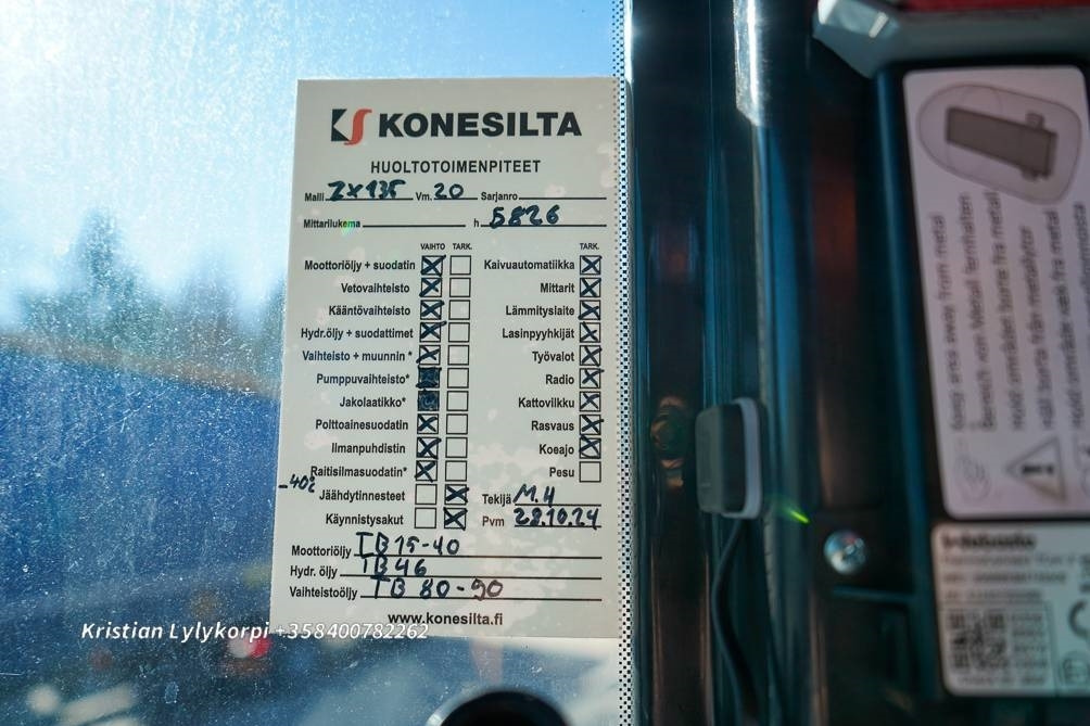 Pásové rýpadlo Hitachi ZX135US-6 METSÄALUSTALLA: obrázek 28