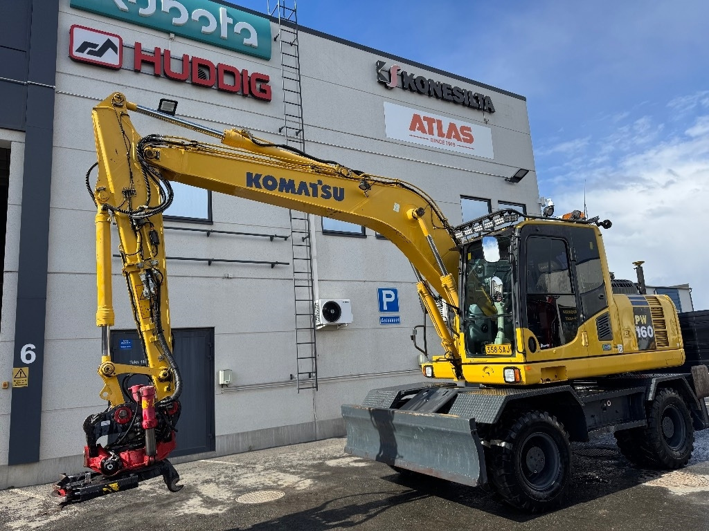 Komatsu PW160-8 PYÖRITTÄJÄLLÄ - Kolesové rýpadlo: obrázek 2 Komatsu PW160-8 PYÖRITTÄJÄLLÄ - Kolesové rýpadlo: obrázek 2