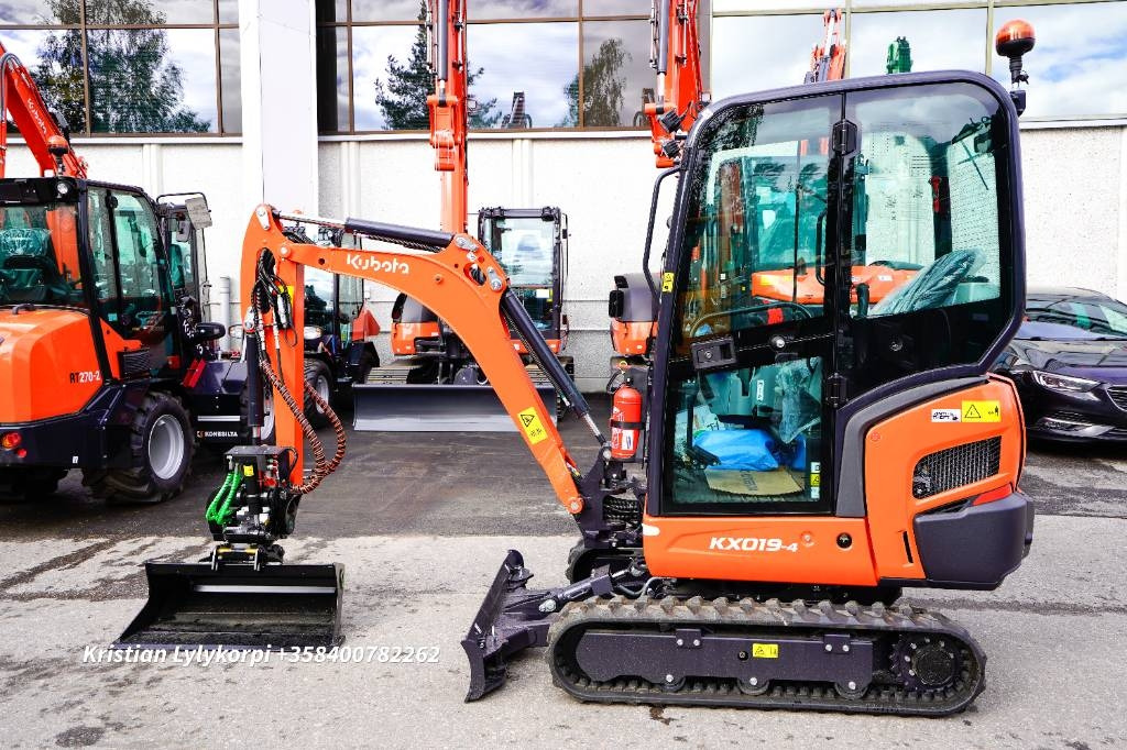 Kubota KX019-4 UUSI! TAKUU! PYÖRITTÄJÄLLÄ - Mini rýpadlo: obrázek 1 Kubota KX019-4 UUSI! TAKUU! PYÖRITTÄJÄLLÄ - Mini rýpadlo: obrázek 1