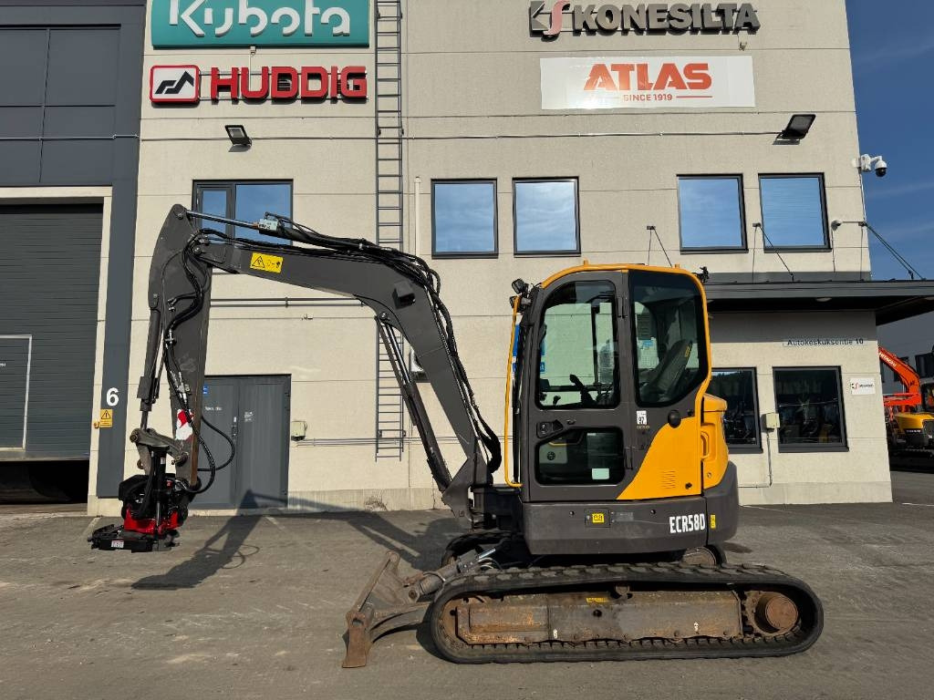 Volvo ECR58D PYÖRITTÄJÄLLÄ - Mini rýpadlo: obrázek 1 Volvo ECR58D PYÖRITTÄJÄLLÄ - Mini rýpadlo: obrázek 1