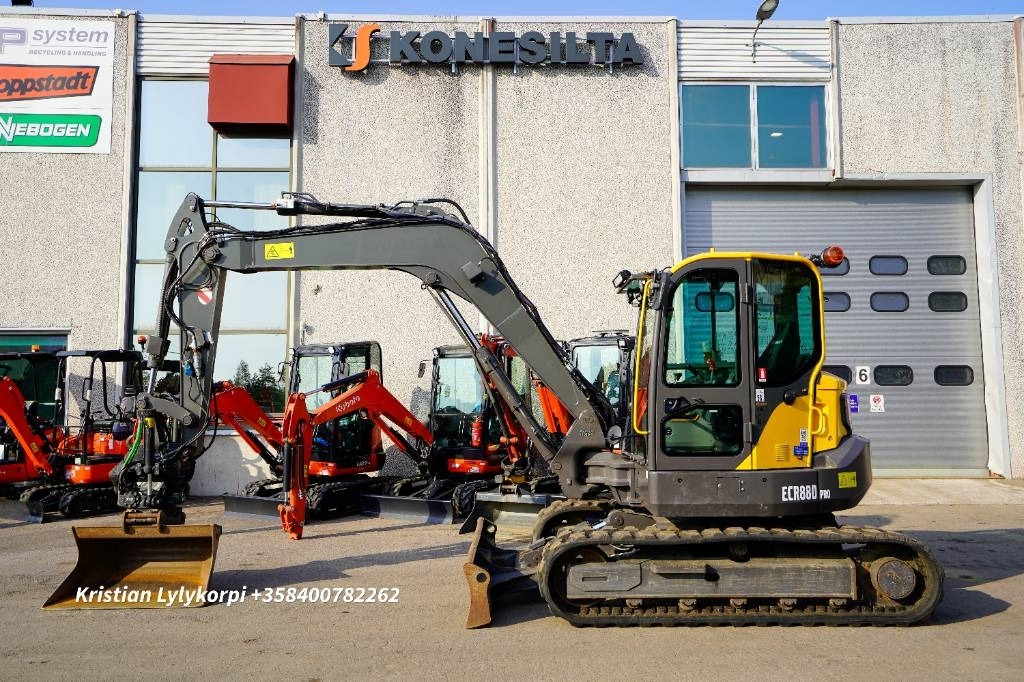 Volvo ECR88D PRO PIENET TUNNIT - Mini rýpadlo: obrázek 1 Volvo ECR88D PRO PIENET TUNNIT - Mini rýpadlo: obrázek 1