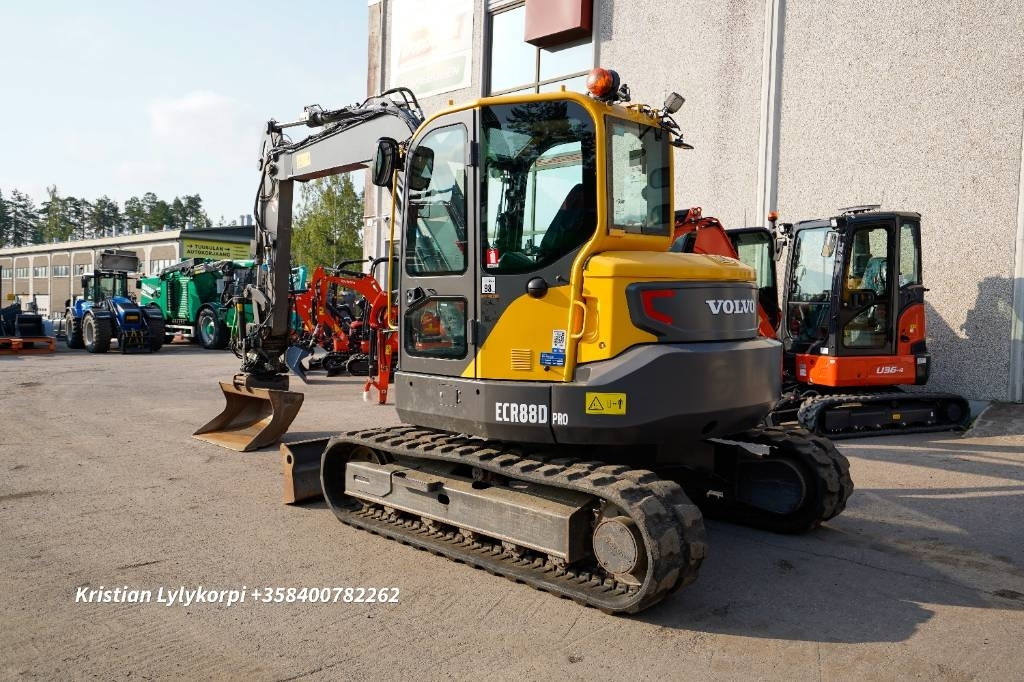 Volvo ECR88D PRO PIENET TUNNIT - Mini rýpadlo: obrázek 2 Volvo ECR88D PRO PIENET TUNNIT - Mini rýpadlo: obrázek 2