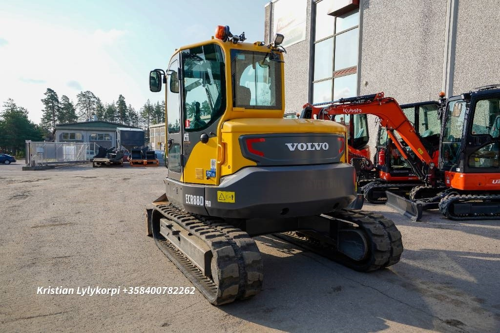 Volvo ECR88D PRO PIENET TUNNIT - Mini rýpadlo: obrázek 4 Volvo ECR88D PRO PIENET TUNNIT - Mini rýpadlo: obrázek 4