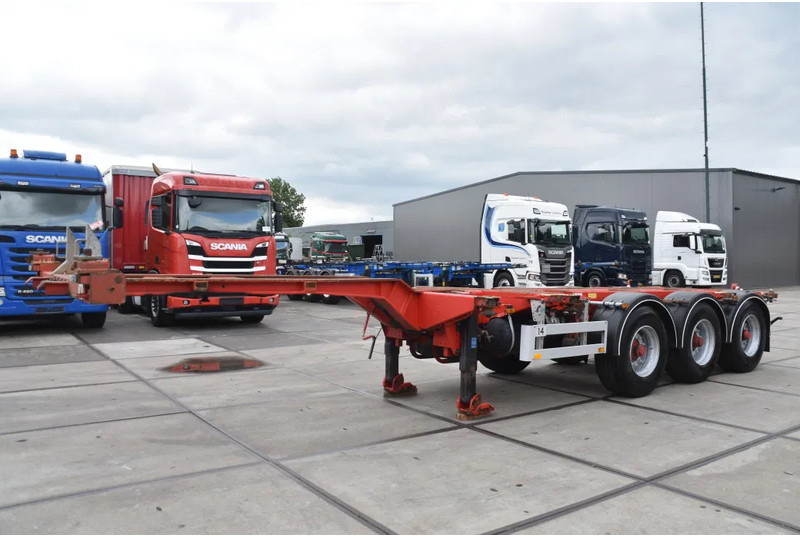 Pacton T3-010 - BPW AXLES - DRUM BRAKES - 2 LIFT AXLES - 2 x EXTENDABLE - - Kontejnerovy návěs/ Výměnná nástavba: obrázek 5 Pacton T3-010 - BPW AXLES - DRUM BRAKES - 2 LIFT AXLES - 2 x EXTENDABLE - - Kontejnerovy návěs/ Výměnná nástavba: obrázek 5
