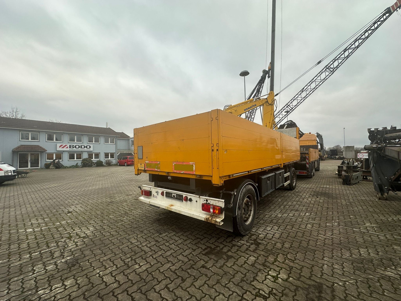 Hákový nosič kontejnerů, Auto s hydraulickou rukou IVECO STRALIS 420 truck open box with TEREX loading crane 290.2E-A3: obrázek 19