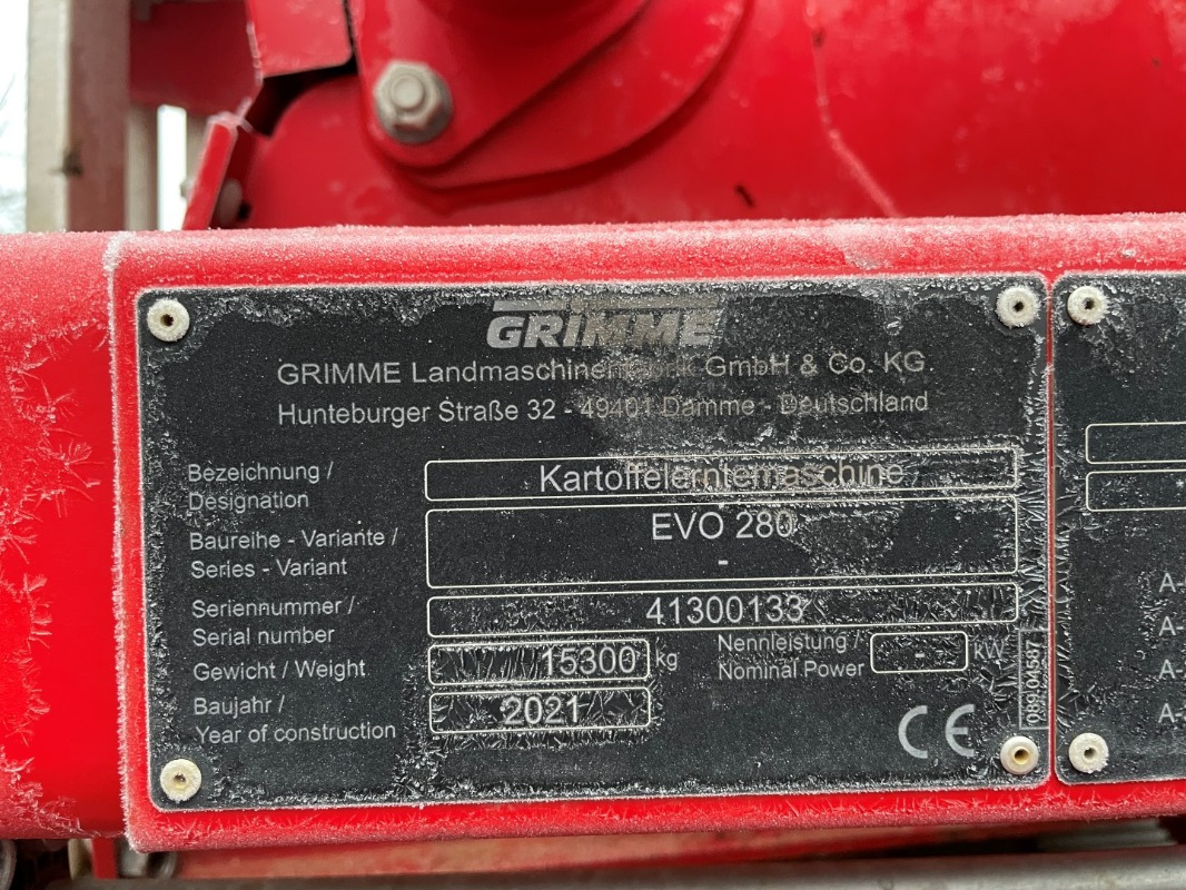 Grimme EVO 280 ClodSep - Kombajn: obrázek 2 Grimme EVO 280 ClodSep - Kombajn: obrázek 2