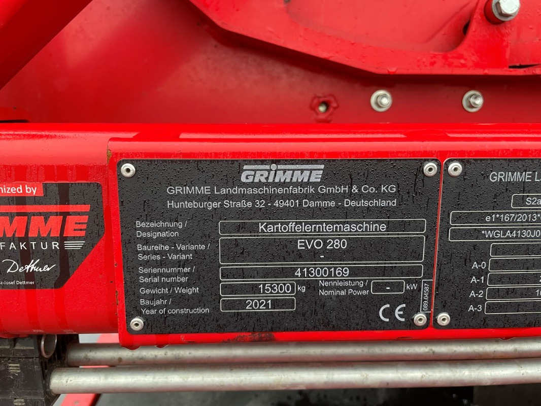 Grimme EVO 280 EasySep - Kombajn: obrázek 2 Grimme EVO 280 EasySep - Kombajn: obrázek 2