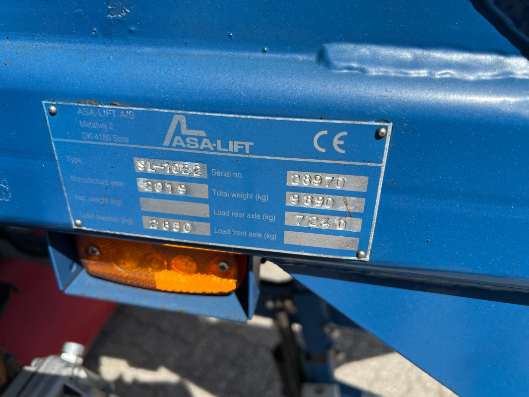 ASA-Lift ASA-LIFT SL-1022 - Příslušenství ke kombajnům: obrázek 2 ASA-Lift ASA-LIFT SL-1022 - Příslušenství ke kombajnům: obrázek 2