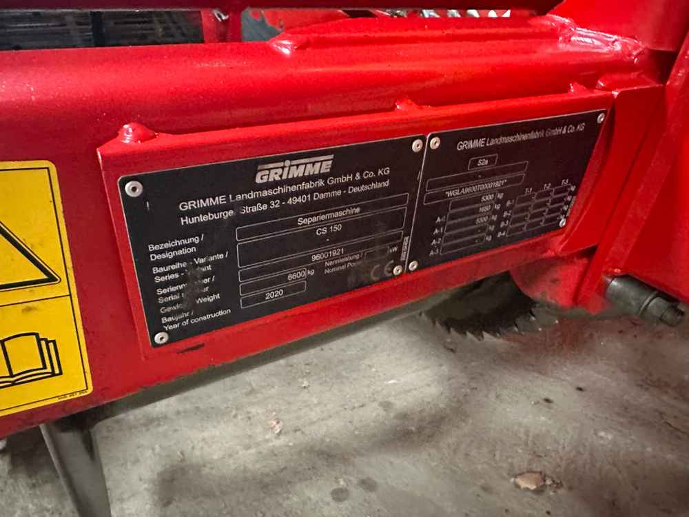 Grimme CS-150 CombiStar XL - Bramborový kombajn: obrázek 2 Grimme CS-150 CombiStar XL - Bramborový kombajn: obrázek 2