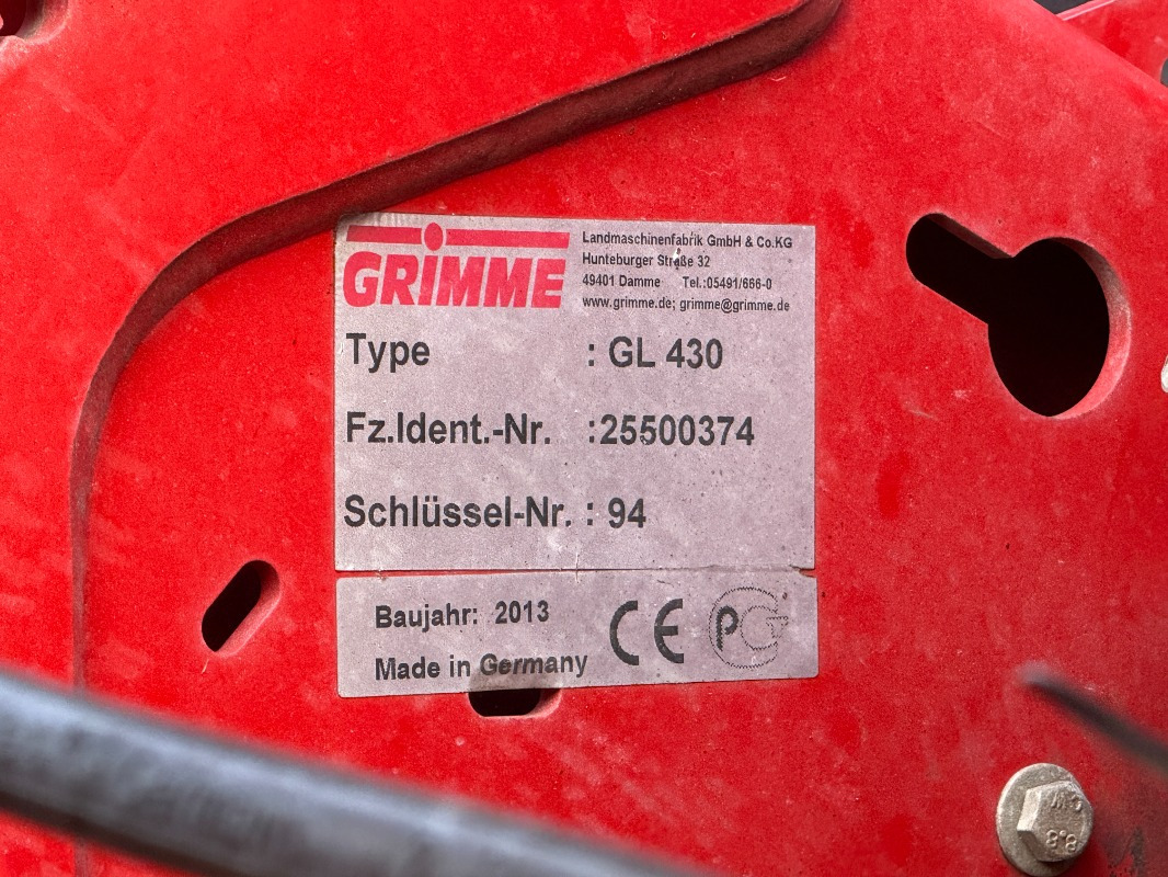 Grimme GL 430 - Kombajn: obrázek 2 Grimme GL 430 - Kombajn: obrázek 2