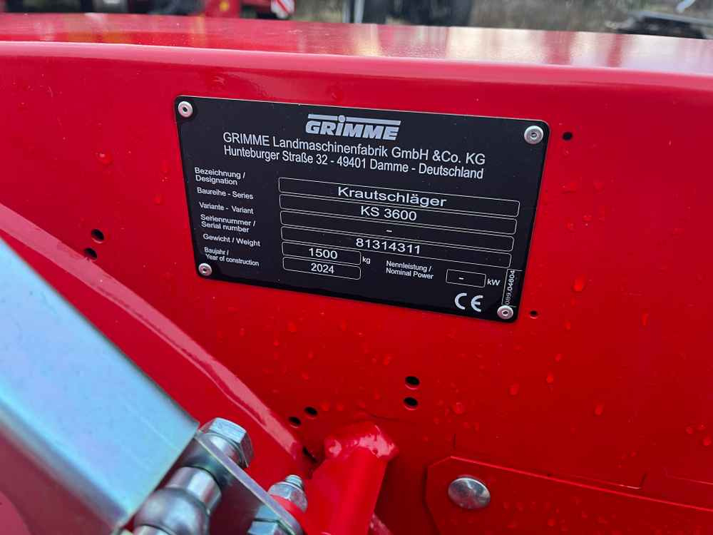 Grimme KS 3600 - Kombajn: obrázek 2 Grimme KS 3600 - Kombajn: obrázek 2