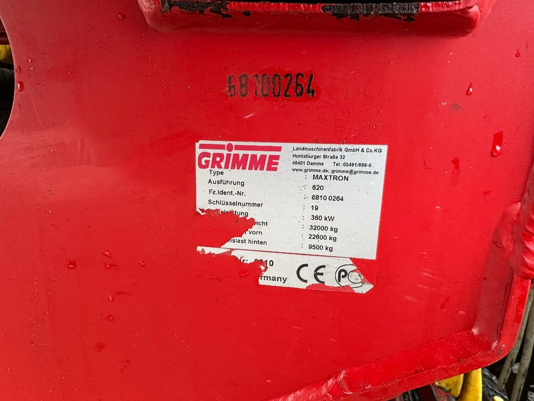 Grimme MAXTRON 620 - Kombajn: obrázek 2 Grimme MAXTRON 620 - Kombajn: obrázek 2