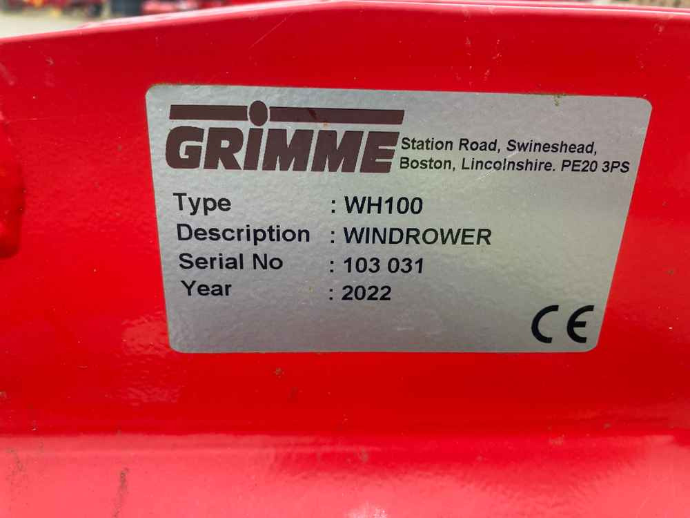 Grimme Grimme WH100 Single Row Potato Windrower - Kombajn: obrázek 2 Grimme Grimme WH100 Single Row Potato Windrower - Kombajn: obrázek 2