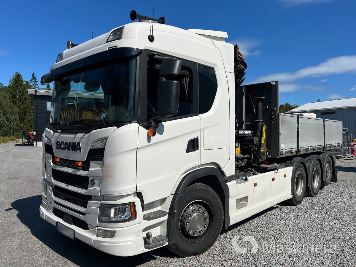Kranväxlare Scania G450 8x4 med tillbehör - Hákový nosič kontejnerů, Auto s hydraulickou rukou: obrázek 1 Kranväxlare Scania G450 8x4 med tillbehör - Hákový nosič kontejnerů, Auto s hydraulickou rukou: obrázek 1