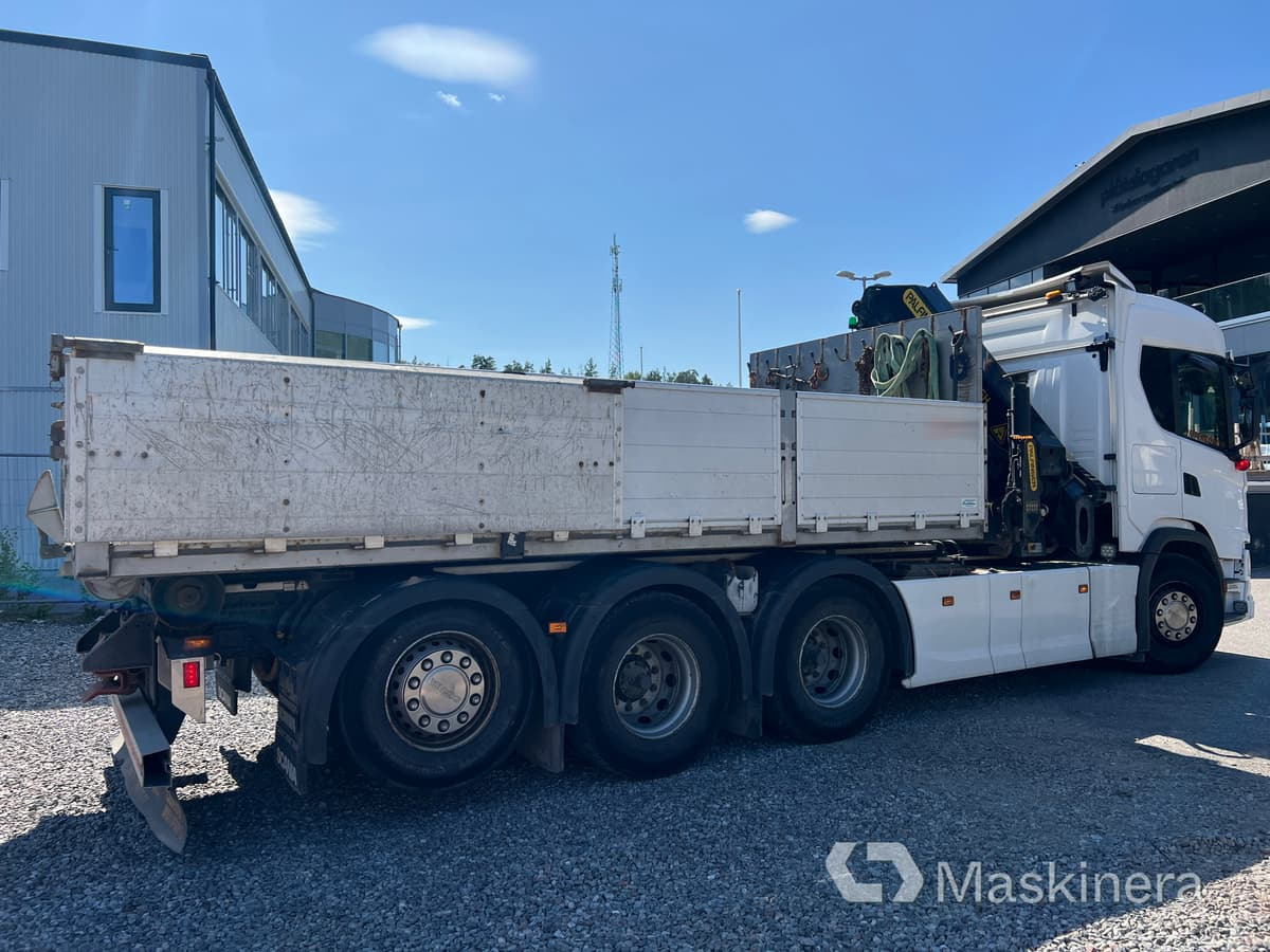 Kranväxlare Scania G450 8x4 med tillbehör - Hákový nosič kontejnerů, Auto s hydraulickou rukou: obrázek 5 Kranväxlare Scania G450 8x4 med tillbehör - Hákový nosič kontejnerů, Auto s hydraulickou rukou: obrázek 5