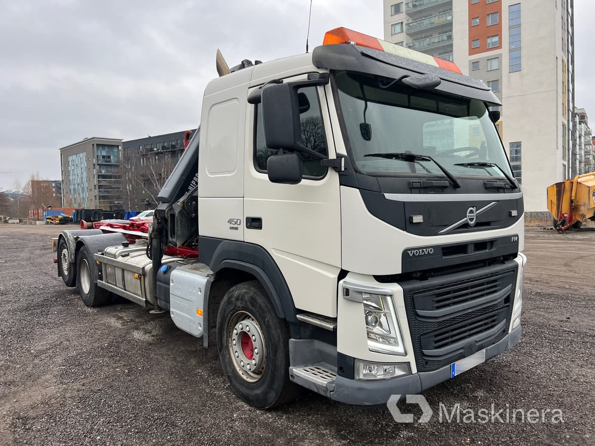 Kranväxlare Volvo FM 450 6x2 - Hákový nosič kontejnerů, Auto s hydraulickou rukou: obrázek 3 Kranväxlare Volvo FM 450 6x2 - Hákový nosič kontejnerů, Auto s hydraulickou rukou: obrázek 3