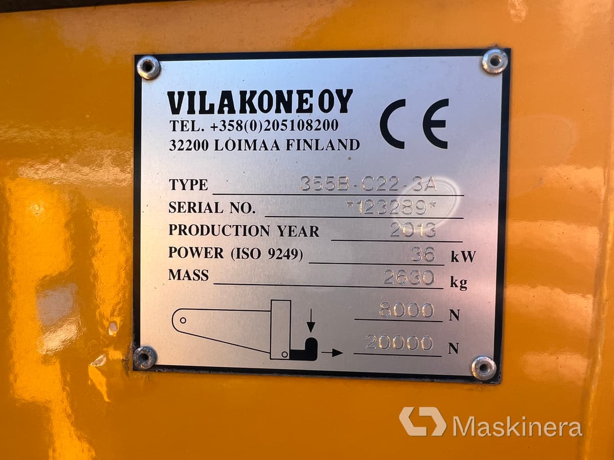 Kolový nakladač Redskapsbärare Wille 355B: obrázek 50