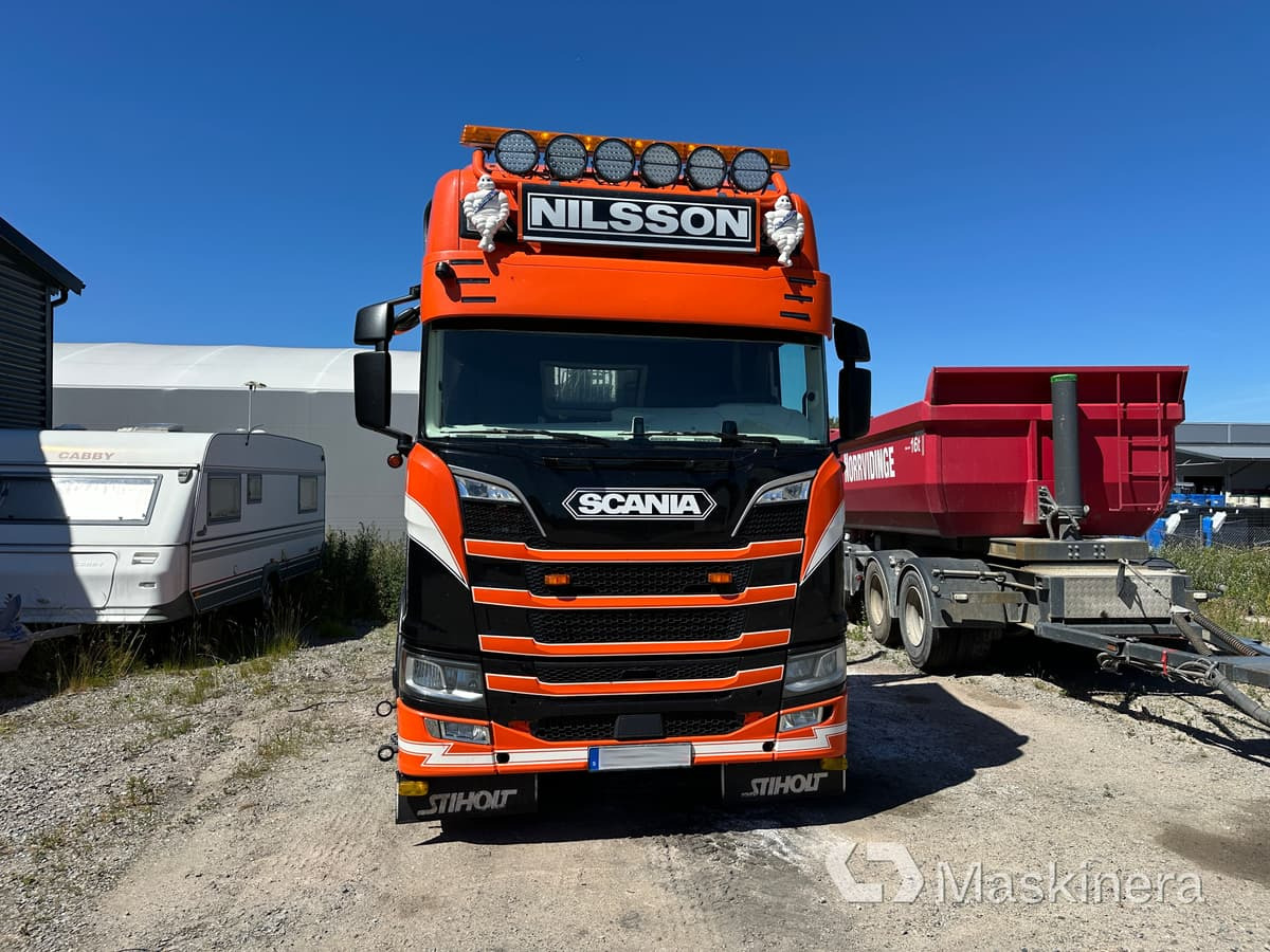 Timmerbil Scania R650B 6X4 NB + Släp - Lesovůz, Auto s hydraulickou rukou: obrázek 2 Timmerbil Scania R650B 6X4 NB + Släp - Lesovůz, Auto s hydraulickou rukou: obrázek 2