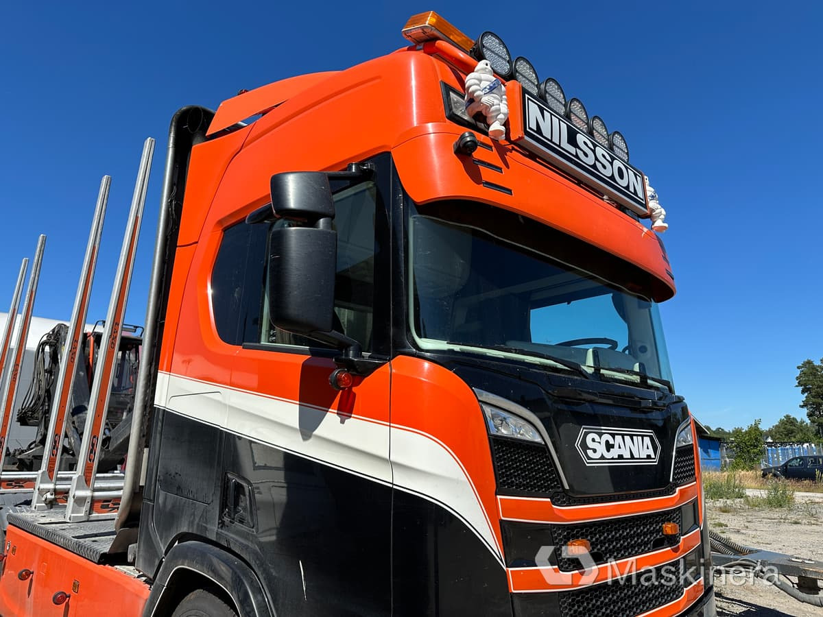Lesovůz Timmerbil Scania R650B 6X4 NB + Släp: obrázek 41