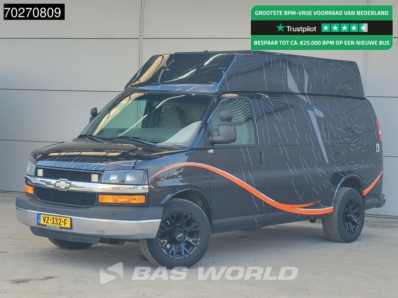Chevrolet Chevy Van 6.0L V8 MARGE LPG Chevy Van Camper Basis APK 10-2025 GMC Savana 230V aansluiting Airco Camera Cruise 8m3 Airco Trekhaak Cruise c - Malá dodávka: obrázek 1 Chevrolet Chevy Van 6.0L V8 MARGE LPG Chevy Van Camper Basis APK 10-2025 GMC Savana 230V aansluiting Airco Camera Cruise 8m3 Airco Trekhaak Cruise c - Malá dodávka: obrázek 1