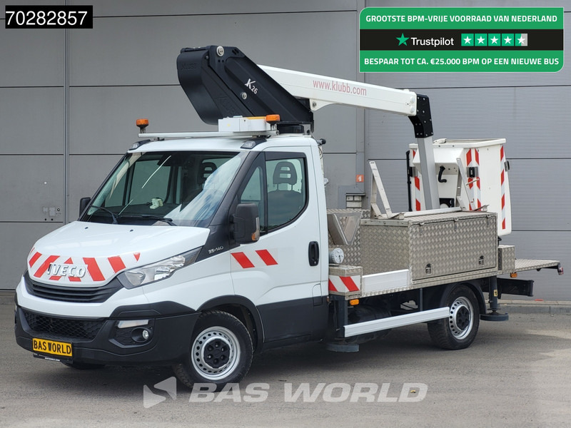 Iveco Daily 35S14 Hoogwerker Klubb 11meter werkhoogte Navi Airco Cruise Camera Euro6 Hubarbeitsbühne 1Personen Airco Cruise control - Dodávka: obrázek 1 Iveco Daily 35S14 Hoogwerker Klubb 11meter werkhoogte Navi Airco Cruise Camera Euro6 Hubarbeitsbühne 1Personen Airco Cruise control - Dodávka: obrázek 1
