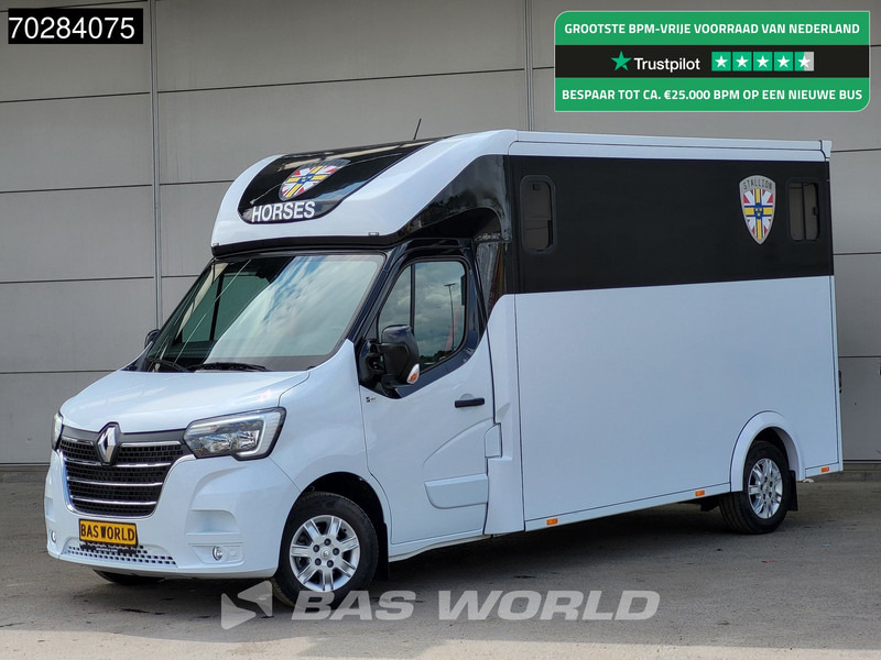 Renault Master 165PK Paardenwagen Hengstenuitvoering Navi LED Trekhaak Airco Cruise Camera Euro6 Horsetruck 15m3 Airco Trekhaak Cruise control - Dodávka: obrázek 1 Renault Master 165PK Paardenwagen Hengstenuitvoering Navi LED Trekhaak Airco Cruise Camera Euro6 Horsetruck 15m3 Airco Trekhaak Cruise control - Dodávka: obrázek 1