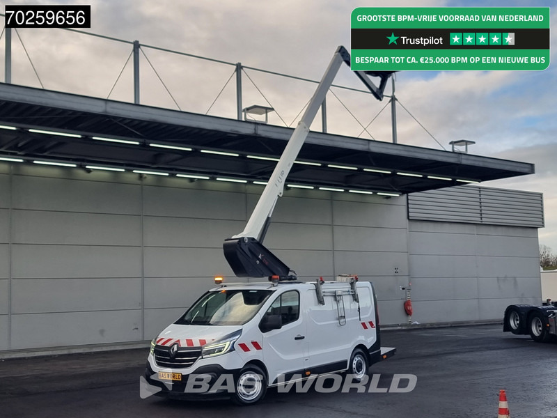 Renault Trafic 145pk Hoogwerker 11,4meter Werkhoogte LED Airco Cruise Werkplaatsinrichting Euro6 Nacelle Arbeitsbühne Klubb K21B Hubarbeitsbühn - Dodávka: obrázek 1 Renault Trafic 145pk Hoogwerker 11,4meter Werkhoogte LED Airco Cruise Werkplaatsinrichting Euro6 Nacelle Arbeitsbühne Klubb K21B Hubarbeitsbühn - Dodávka: obrázek 1