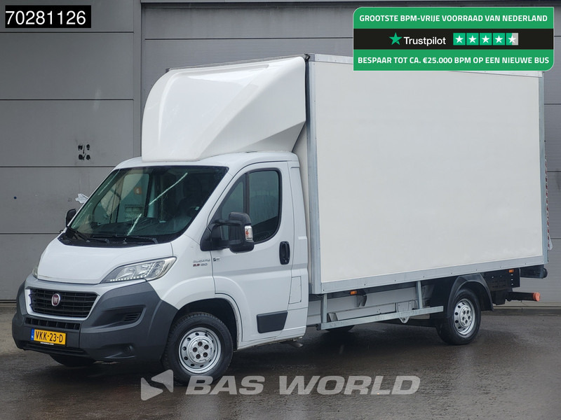 Fiat Ducato 130pk Euro6 Laadklep Bakwagen Zijdeur Airco Cruise Meubelbak Koffer 20m3 Airco Cruise control - Dodávka skřín: obrázek 1 Fiat Ducato 130pk Euro6 Laadklep Bakwagen Zijdeur Airco Cruise Meubelbak Koffer 20m3 Airco Cruise control - Dodávka skřín: obrázek 1