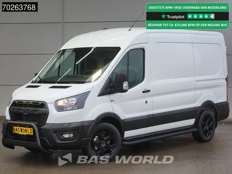 Ford Transit 130pk L2H2 Nieuw! Black Edition Trekhaak Airco Cruise Camera Parkeersensoren 10m3 Airco Trekhaak Cruise control - Malá dodávka: obrázek 1 Ford Transit 130pk L2H2 Nieuw! Black Edition Trekhaak Airco Cruise Camera Parkeersensoren 10m3 Airco Trekhaak Cruise control - Malá dodávka: obrázek 1