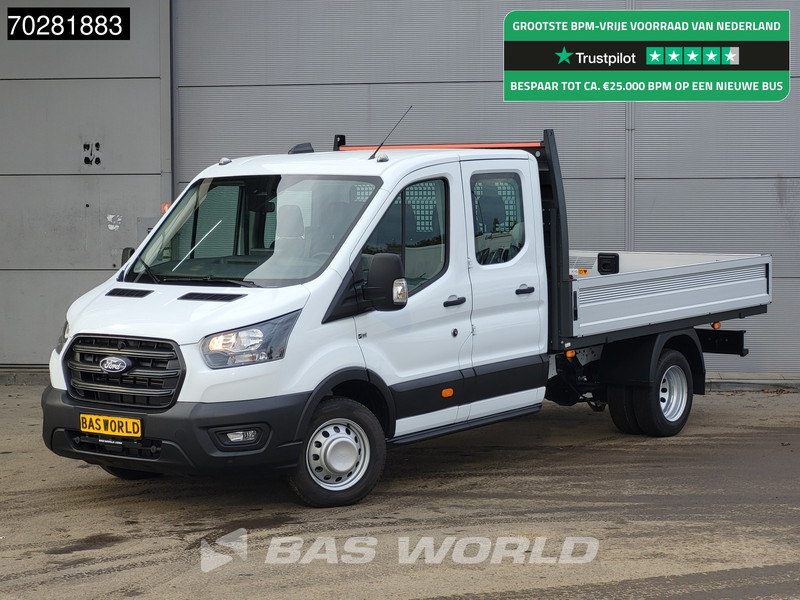Ford Transit 165pk Automaat Dubbel Cabine Open Laadbak 3,5t Trekhaak Dubbellucht 165PK Airco Cruise Camera Parkeersensoren Euro6 Pritsche Pic - Dodávka valník: obrázek 1 Ford Transit 165pk Automaat Dubbel Cabine Open Laadbak 3,5t Trekhaak Dubbellucht 165PK Airco Cruise Camera Parkeersensoren Euro6 Pritsche Pic - Dodávka valník: obrázek 1