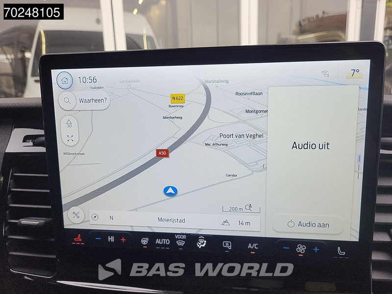 Nový Furgon Ford Transit 165pk Automaat Limited Black Edition Dubbele schuifdeur Raptor Grill L2H2 ACC 360camera Navi CarPlay Xenon Camera 10m3 Airco: obrázek 13