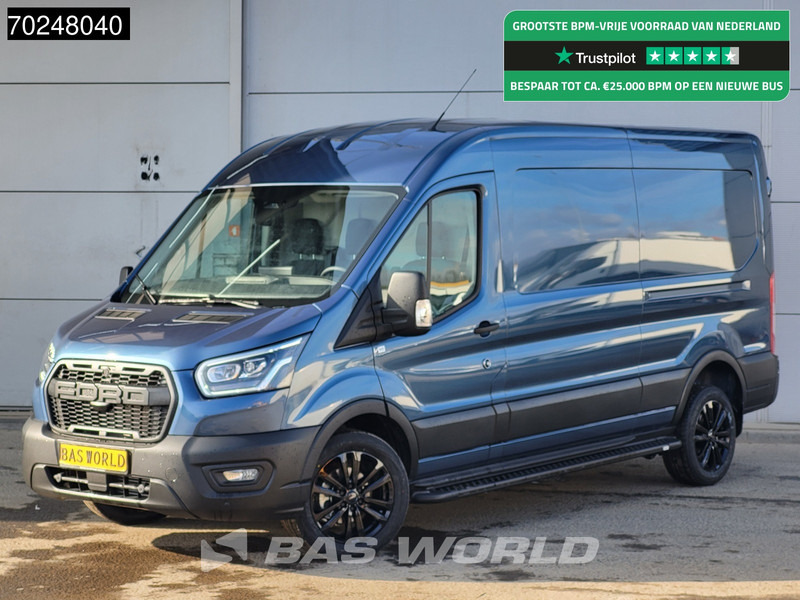 Ford Transit 165pk Automaat Limited Black Edition L3H2 Nwe model! Xenon Airco Cruise CarPlay Camera Parkeersensoren Airco Cruise control - Furgon: obrázek 1 Ford Transit 165pk Automaat Limited Black Edition L3H2 Nwe model! Xenon Airco Cruise CarPlay Camera Parkeersensoren Airco Cruise control - Furgon: obrázek 1