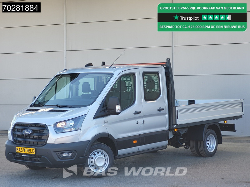 Ford Transit 170pk Automaat Dubbel Cabine 3500kg Trekhaak Open Laadbak Pritsche SYNC4 scherm CarPlay Camera Airco Trekhaak Cruise control - Dodávka valník: obrázek 1 Ford Transit 170pk Automaat Dubbel Cabine 3500kg Trekhaak Open Laadbak Pritsche SYNC4 scherm CarPlay Camera Airco Trekhaak Cruise control - Dodávka valník: obrázek 1