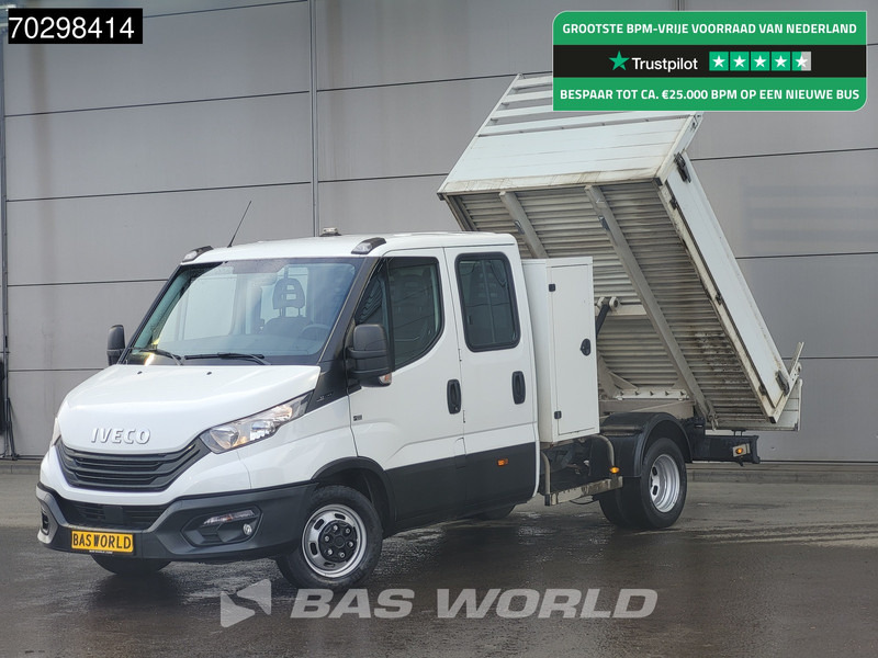 Iveco Daily 35C14 Kipper met Kist Dubbel Cabine 3,5t Trekhaak Dubbellucht Airco Cruise Euro6 Tipper Benne Kieper Airco Trekhaak Cruise contr - Dodávka sklápěč: obrázek 1 Iveco Daily 35C14 Kipper met Kist Dubbel Cabine 3,5t Trekhaak Dubbellucht Airco Cruise Euro6 Tipper Benne Kieper Airco Trekhaak Cruise contr - Dodávka sklápěč: obrázek 1