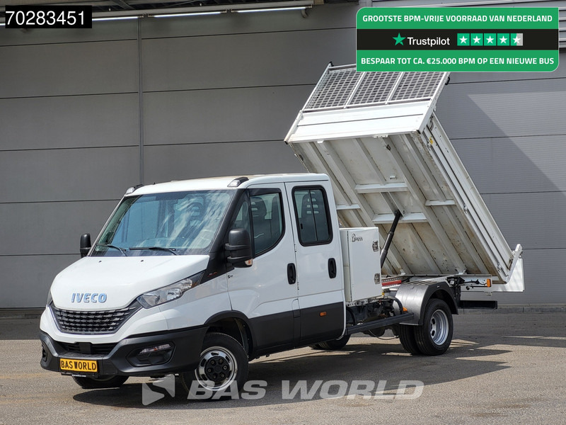 Iveco Daily 35C16 3.0L Kipper met Kist Dubbel Cabine Dubbellucht 3,5t Trekhaak Airco Cruise Euro6 Kieper Tipper Benne Airco Trekhaak Cruise - Dodávka sklápěč: obrázek 1 Iveco Daily 35C16 3.0L Kipper met Kist Dubbel Cabine Dubbellucht 3,5t Trekhaak Airco Cruise Euro6 Kieper Tipper Benne Airco Trekhaak Cruise - Dodávka sklápěč: obrázek 1