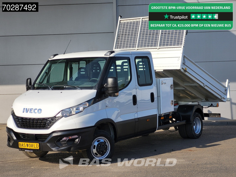 Iveco Daily 35C16 3.0L Kipper met Kist Dubbel Cabine Dubbellucht 3,5t Trekhaak Navi Airco Cruise Camera Euro6 Tipper Benne Kieper 2m3 Airco - Dodávka sklápěč: obrázek 1 Iveco Daily 35C16 3.0L Kipper met Kist Dubbel Cabine Dubbellucht 3,5t Trekhaak Navi Airco Cruise Camera Euro6 Tipper Benne Kieper 2m3 Airco - Dodávka sklápěč: obrázek 1