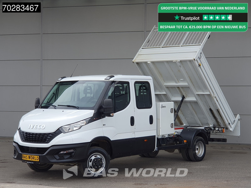 Iveco Daily 35C16 3.0L Kipper met Kist Dubbel Cabine Dubbellucht Navi Airco Cruise Camera Euro6 Tipper Benne Kieper 2m3 Airco Trekhaak Cruis - Dodávka sklápěč: obrázek 1 Iveco Daily 35C16 3.0L Kipper met Kist Dubbel Cabine Dubbellucht Navi Airco Cruise Camera Euro6 Tipper Benne Kieper 2m3 Airco Trekhaak Cruis - Dodávka sklápěč: obrázek 1