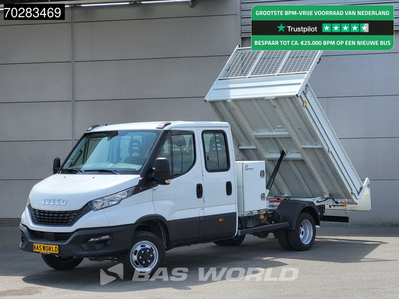 Iveco Daily 35C16 Kipper met Kist Dubbel Cabine Dubbellucht 3,5t Trekhaak Navi Airco Cruise Camera Euro6 Kieper Tipper Benne 2m3 Airco Trekh - Dodávka sklápěč: obrázek 1 Iveco Daily 35C16 Kipper met Kist Dubbel Cabine Dubbellucht 3,5t Trekhaak Navi Airco Cruise Camera Euro6 Kieper Tipper Benne 2m3 Airco Trekh - Dodávka sklápěč: obrázek 1