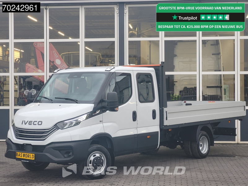 Iveco Daily 35C18 3.0 180PK Nwe model 2025 Dubbel Cabine Open laadbak Navi ACC LED 3,5T Trekvermogen Pritsche Pickup Airco Dubbel cabine - Dodávka valník: obrázek 1 Iveco Daily 35C18 3.0 180PK Nwe model 2025 Dubbel Cabine Open laadbak Navi ACC LED 3,5T Trekvermogen Pritsche Pickup Airco Dubbel cabine - Dodávka valník: obrázek 1