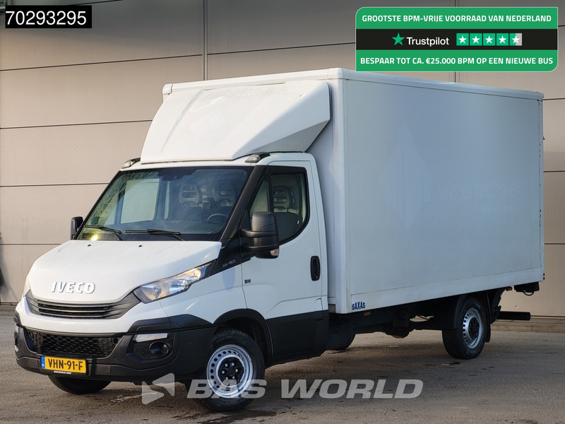 Iveco Daily 35S16 Laadklep 3,5t Trekhaak Bakwagen Airco Euro6 Meubelbak Koffer 19m3 Airco Trekhaak - Dodávka skřín: obrázek 1 Iveco Daily 35S16 Laadklep 3,5t Trekhaak Bakwagen Airco Euro6 Meubelbak Koffer 19m3 Airco Trekhaak - Dodávka skřín: obrázek 1