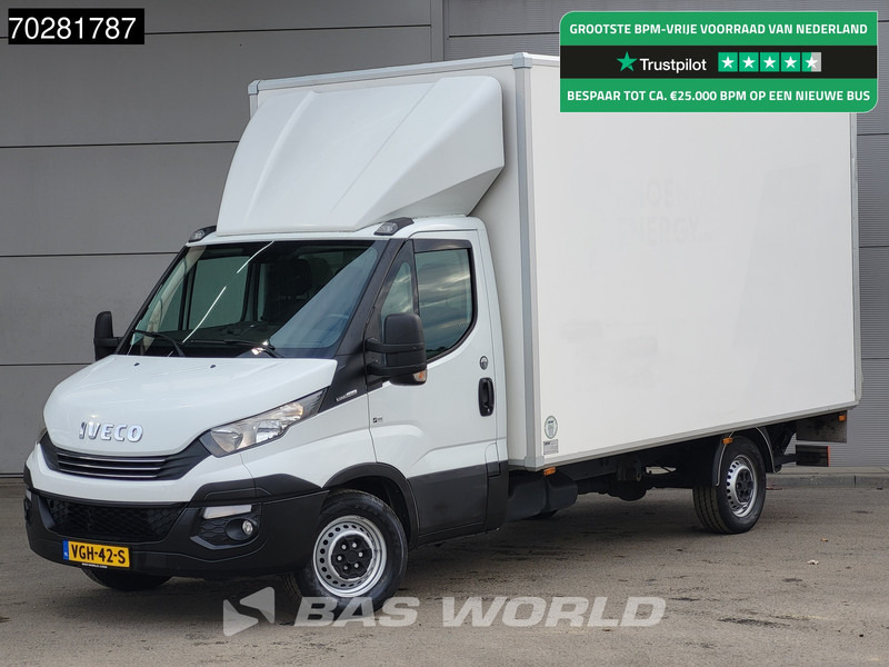 Iveco Daily 35S18 3.0L Laadklep Bakwagen Airco Lat om Lat Euro6 Meubelbak Koffer 20m3 Airco - Dodávka skřín: obrázek 1 Iveco Daily 35S18 3.0L Laadklep Bakwagen Airco Lat om Lat Euro6 Meubelbak Koffer 20m3 Airco - Dodávka skřín: obrázek 1