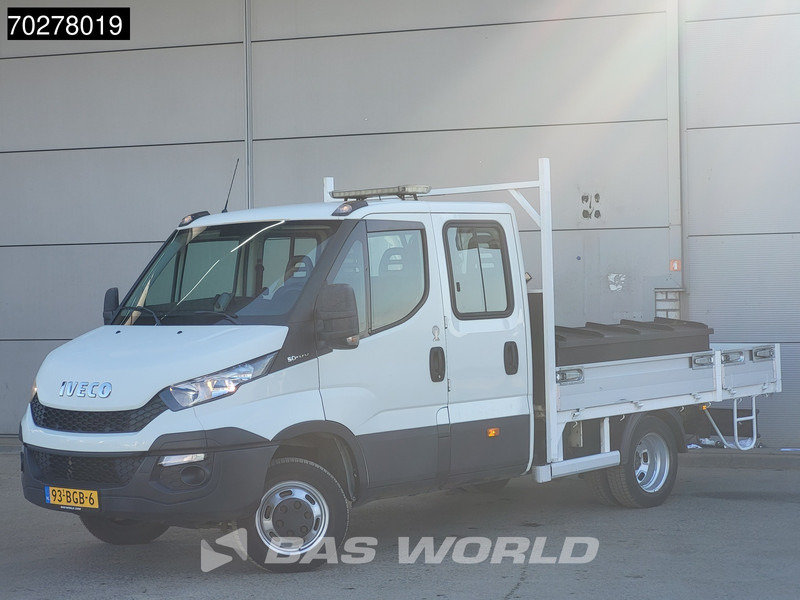 Iveco Daily 50C17 3.0L Automaat DC Open laadbak Kraan Hiab 017T-2 Airco APK 10-2025 Pickup Crane Kraanwagen Pritsche Airco Dubbel cabine - Dodávka valník: obrázek 5 Iveco Daily 50C17 3.0L Automaat DC Open laadbak Kraan Hiab 017T-2 Airco APK 10-2025 Pickup Crane Kraanwagen Pritsche Airco Dubbel cabine - Dodávka valník: obrázek 5
