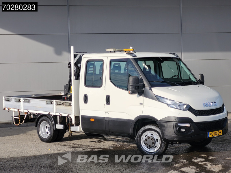 Iveco Daily 50C17 3,0L Automaat HIAB 017T-2 DC Open laadbak Dubbellucht Airco Euro6 Pickup Crane Kraanwagen Pritsche Airco Dubbel cabine - Dodávka valník: obrázek 3 Iveco Daily 50C17 3,0L Automaat HIAB 017T-2 DC Open laadbak Dubbellucht Airco Euro6 Pickup Crane Kraanwagen Pritsche Airco Dubbel cabine - Dodávka valník: obrázek 3
