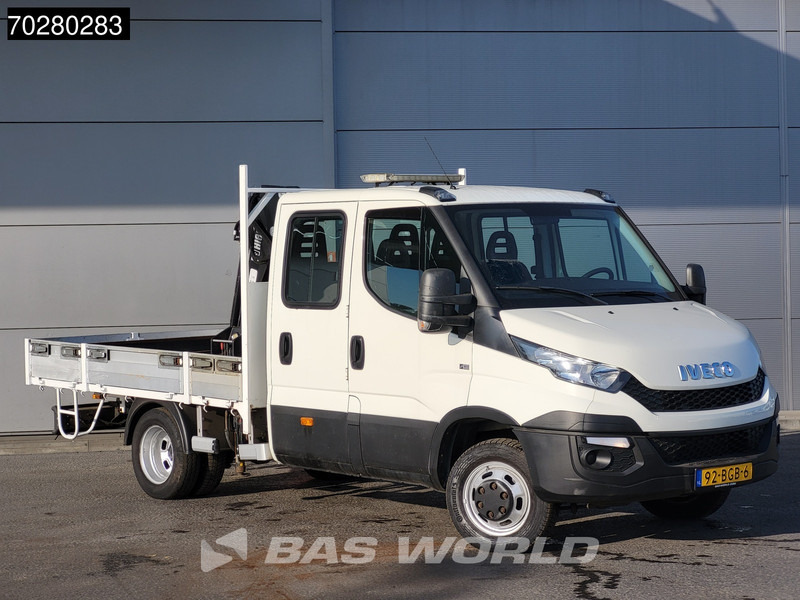 Iveco Daily 50C17 3,0L Automaat HIAB 017T-2 DC Open laadbak Kraan Dubbellucht Airco Euro6 Pickup Crane Kraanwagen Pritsche Airco Dubbel cabi - Dodávka valník: obrázek 5 Iveco Daily 50C17 3,0L Automaat HIAB 017T-2 DC Open laadbak Kraan Dubbellucht Airco Euro6 Pickup Crane Kraanwagen Pritsche Airco Dubbel cabi - Dodávka valník: obrázek 5