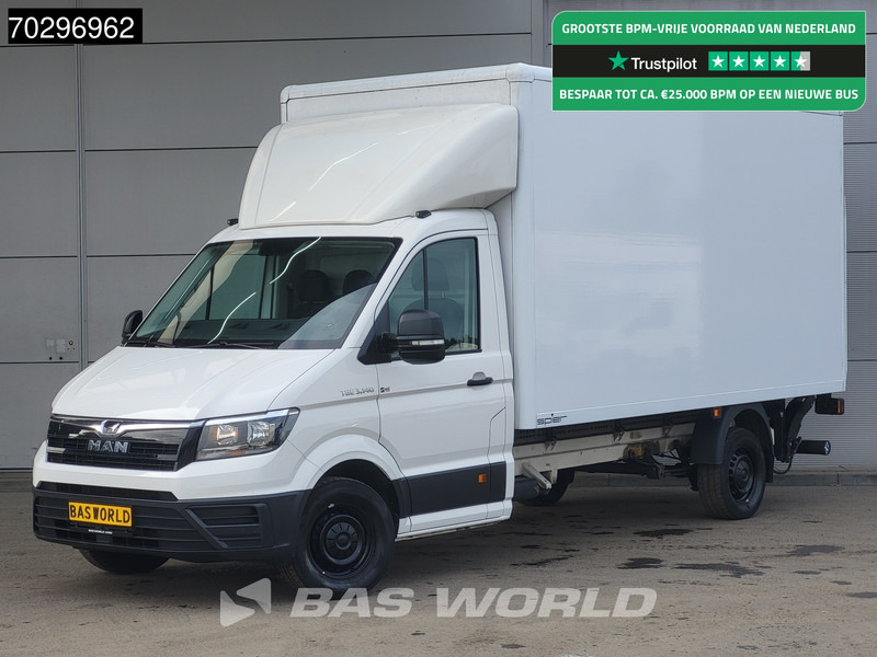 MAN TGE 3.140 Laadklep Automaat Bakwagen Airco Cruise Camera Euro6 Meubelbak Koffer Airco Cruise control - Dodávka skřín: obrázek 1 MAN TGE 3.140 Laadklep Automaat Bakwagen Airco Cruise Camera Euro6 Meubelbak Koffer Airco Cruise control - Dodávka skřín: obrázek 1