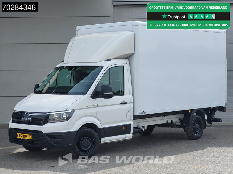 MAN TGE 3.140 Laadklep Bakwagen Airco Cruise Camera Euro6 Meubelbak Koffer 20m3 Airco Cruise control - Dodávka skřín: obrázek 1 MAN TGE 3.140 Laadklep Bakwagen Airco Cruise Camera Euro6 Meubelbak Koffer 20m3 Airco Cruise control - Dodávka skřín: obrázek 1