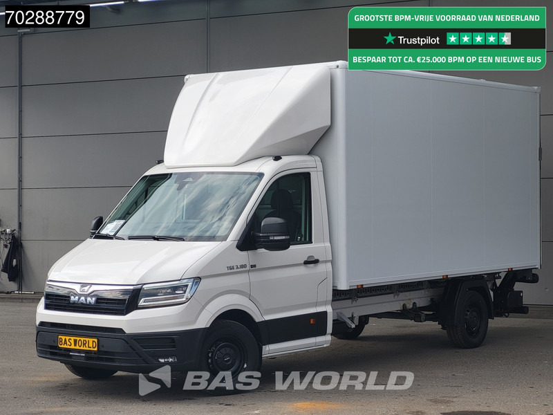 MAN TGE 3.180 Automaat Laadklep Bakwagen 2025 Facelift Navi LED Airco Cruise Euro6 Meubelbak Koffer 21m3 Airco Cruise control - Dodávka skřín: obrázek 1 MAN TGE 3.180 Automaat Laadklep Bakwagen 2025 Facelift Navi LED Airco Cruise Euro6 Meubelbak Koffer 21m3 Airco Cruise control - Dodávka skřín: obrázek 1